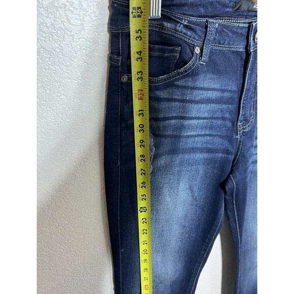 KANCAN Mid Rise Womans Size 28 Skinny Stretch Distressed Jeans #KC6034D - Picture 3 of 8
